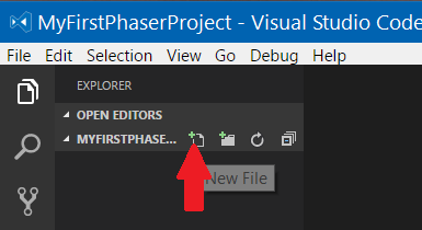Phaser_CreateNewFile