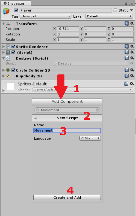UnityCreateScript